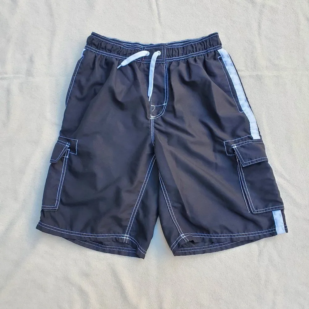 NWOT Kanu Surf black and white swim trunks